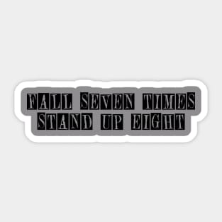 Stand Up Sticker